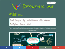 Tablet Screenshot of dessinemoiuneidee.org